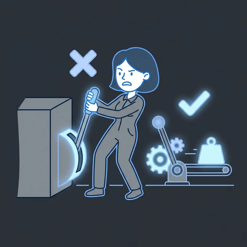 Willpower Isn’t the Right Lever